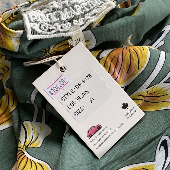 NWT Pink Martini - Garden of Love Dress - XL - Picture 6 of 8